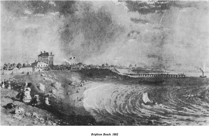 Henry Burn 1807?-1884. ‘Brighton Beach. 1862’. 12” x 18.5” [painting]