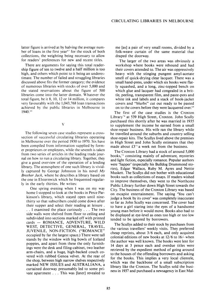 Page 85 - No 40 Spring 1987