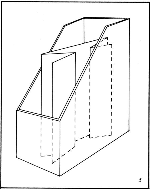 Fig. 5 Diagram of Serials or pamphlet boxes