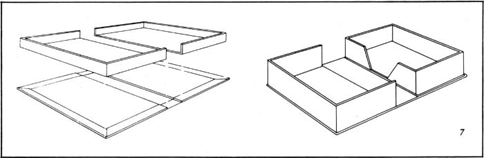 Fig. 7 Diagram of Case made by gluing top and base