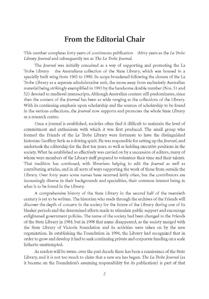 Page 2 - No 80 Spring 2007