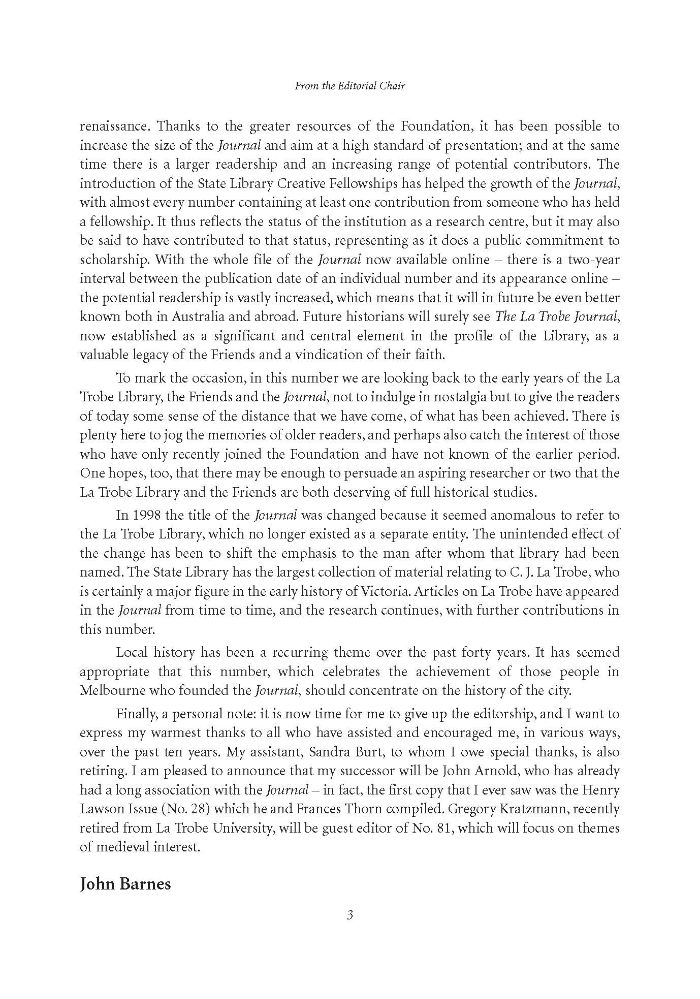 Page 3 - No 80 Spring 2007