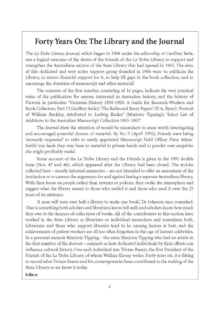 Page 4 - No 80 Spring 2007