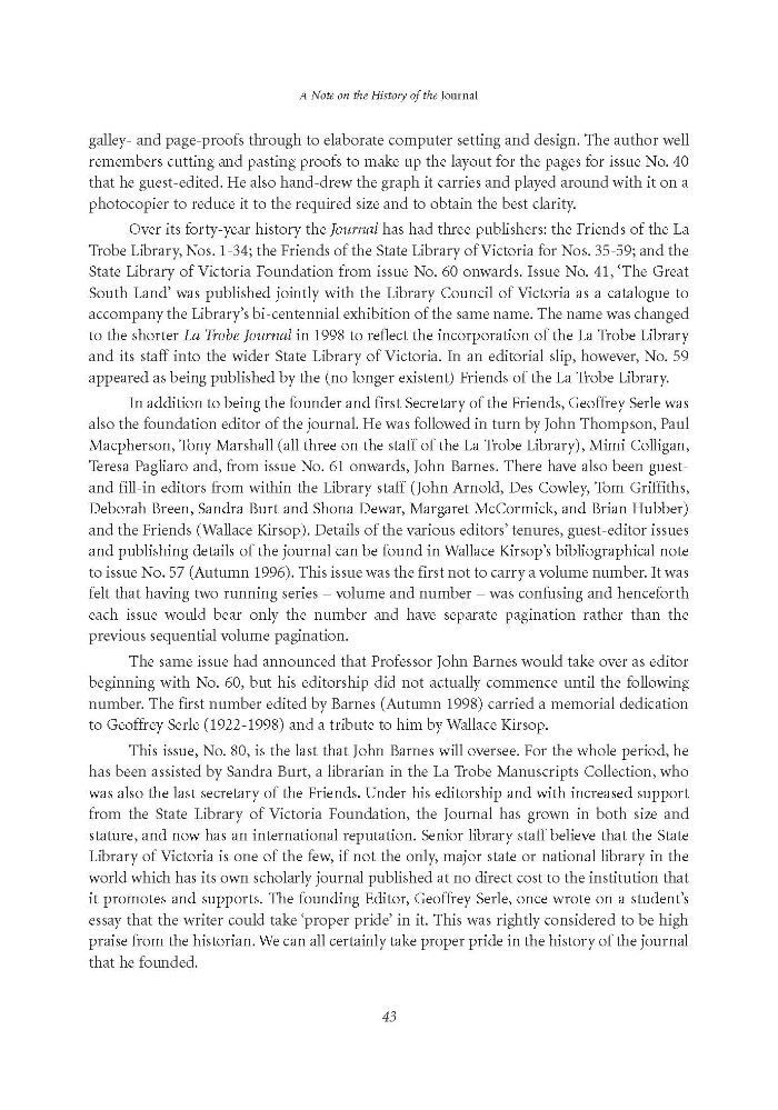 Page 43 - No 80 Spring 2007