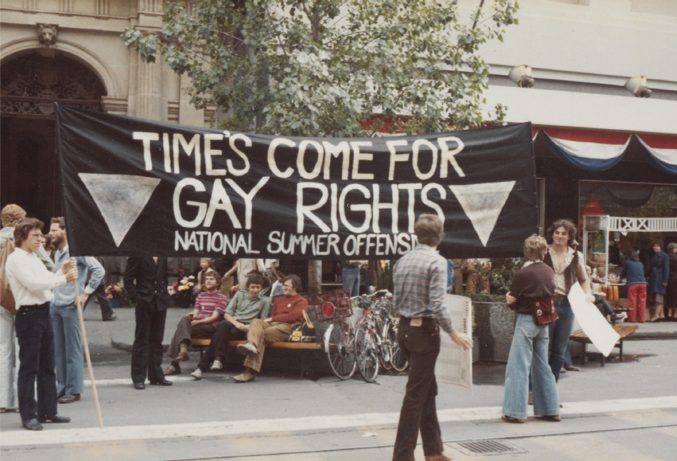 Gay Rights Demonstration 84